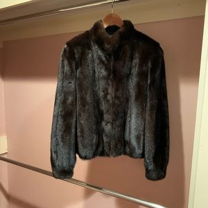 Mink fur coat